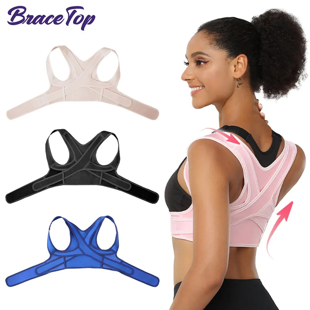 Upper Back Brace- Adjustable Posture Corrector