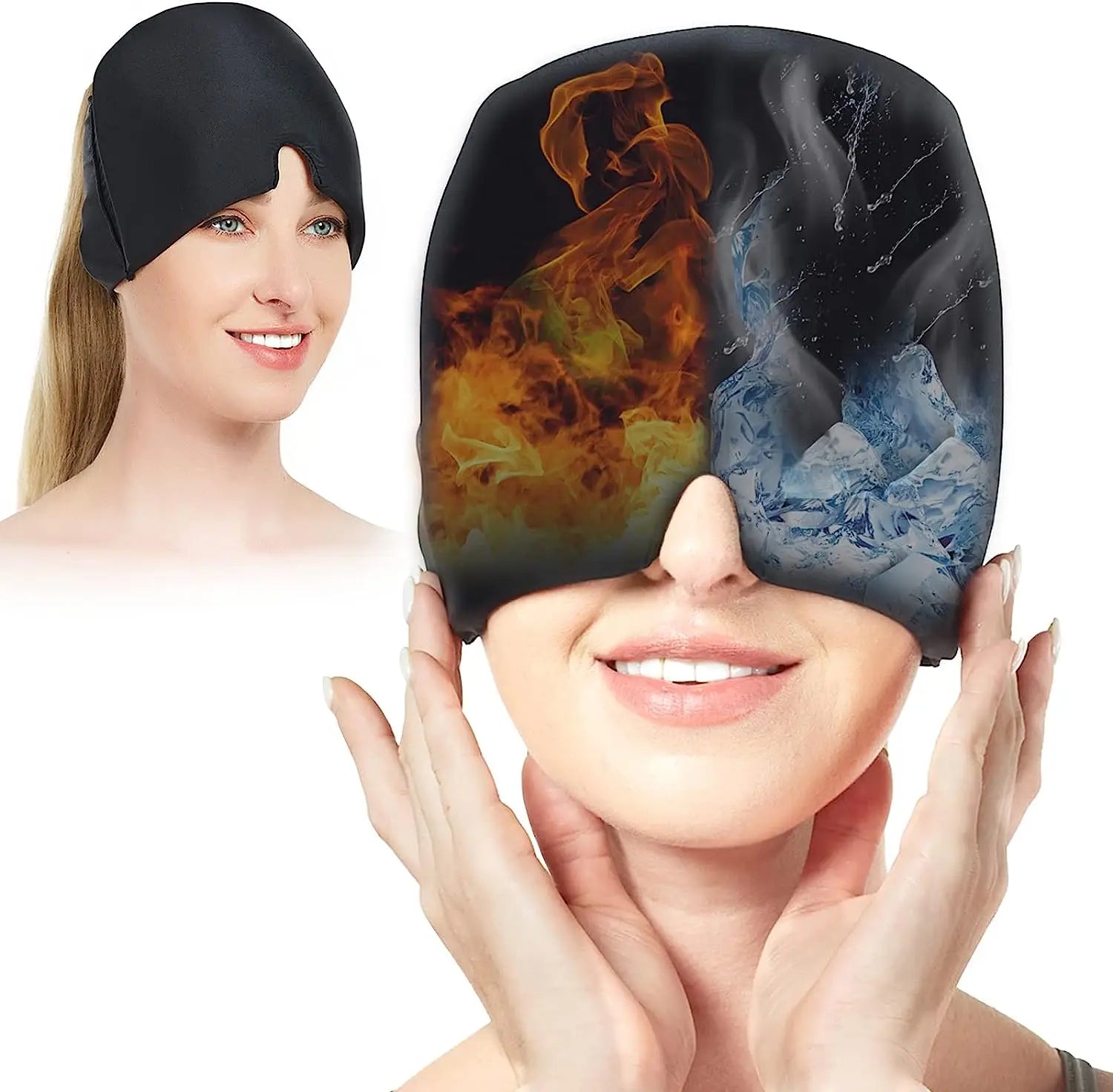 Migraine Relief Hat- Ice Cap to Relief Pain