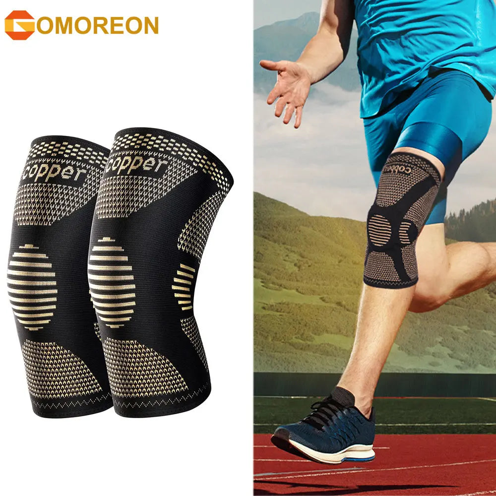 1Pair Copper Knee Brace- Support for Men & Women